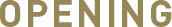 opening